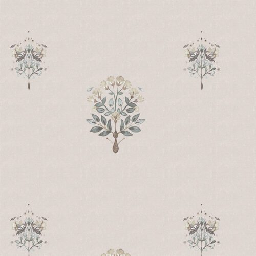 Amara elegant Mughal motif wallpaper from Kalaakashi’s heritage collection